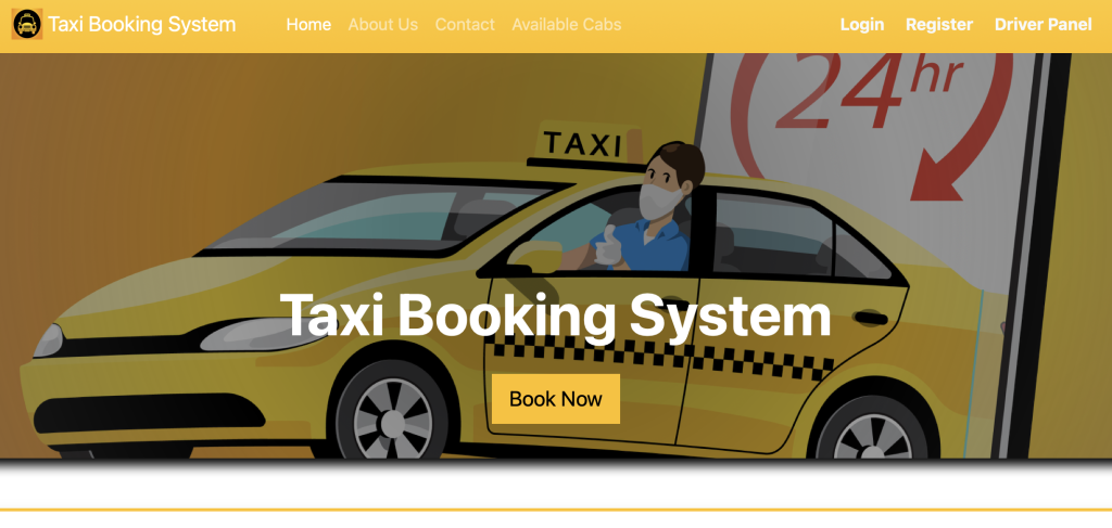 DEMO - Taxi Booking System in PHP