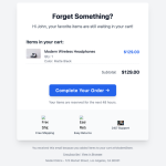 Abandoned Cart Email Template – Boost Conversions & Recover Lost Sales