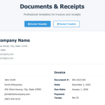Free HTML Invoice Template | Printable, Responsive Receipt Design