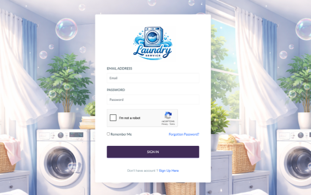 Laundry Service Management in PHP | Source Code & Live Demo