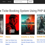 Movie Ticket Booking System using PHP and MySql