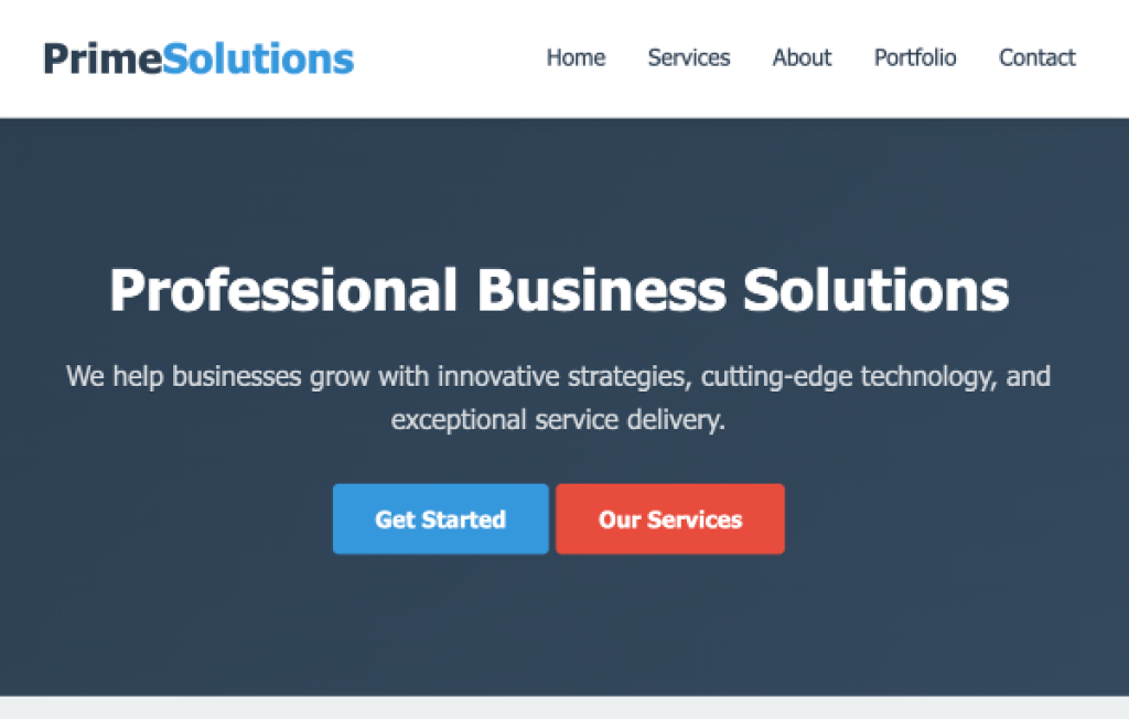 Prime Solution HTML Template – Clean, Modern & Ready to Use
