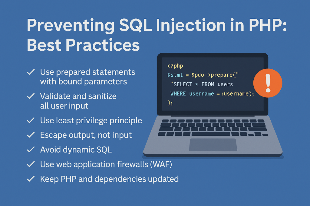 Preventing SQL Injection in PHP: Top Security Best Practices for Developers
