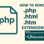 How to Remove .php, .html, .htm Extensions with .htaccess (SEO-Friendly URLs)