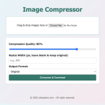 Build a Powerful Image Compressor App with HTML, CSS & JavaScript