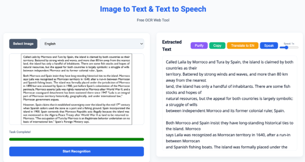 Image to Text Converter | Free Live Demo