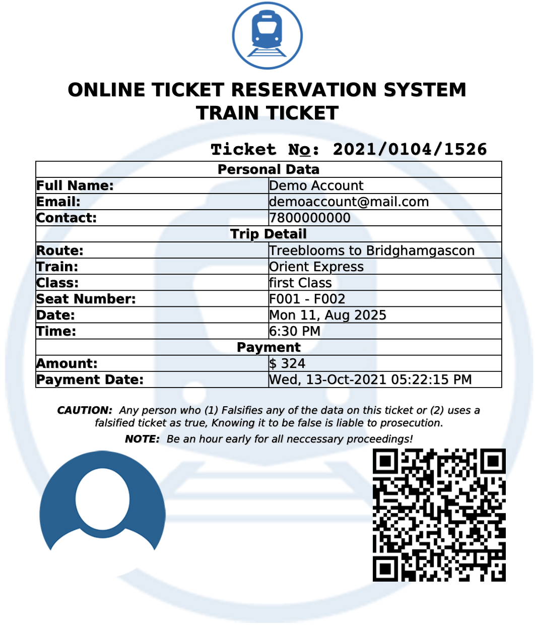 Downloadable Ticket