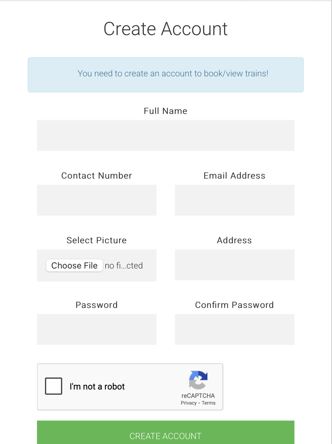 Customer Registration