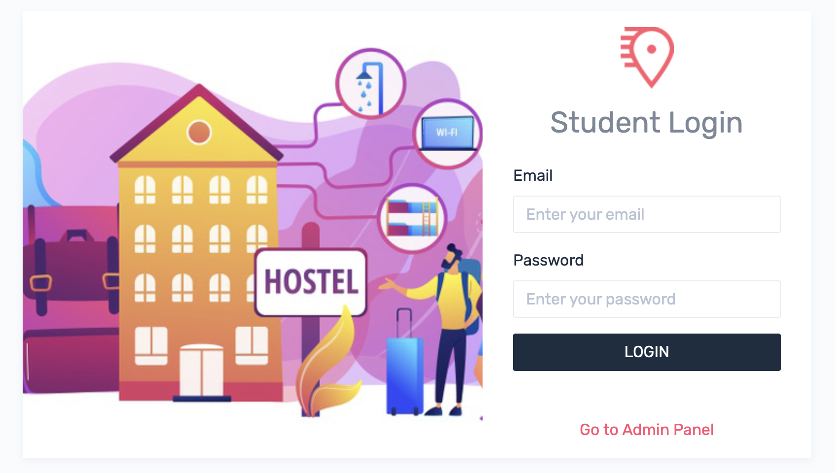 DEMO - Hostel Management System in PHP