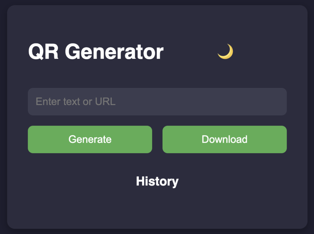 Build A Simple QR Code Generator with HTML, CSS and Java Script