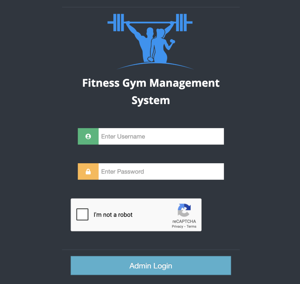 DEMO - Gym Management System in PHP with Source Code