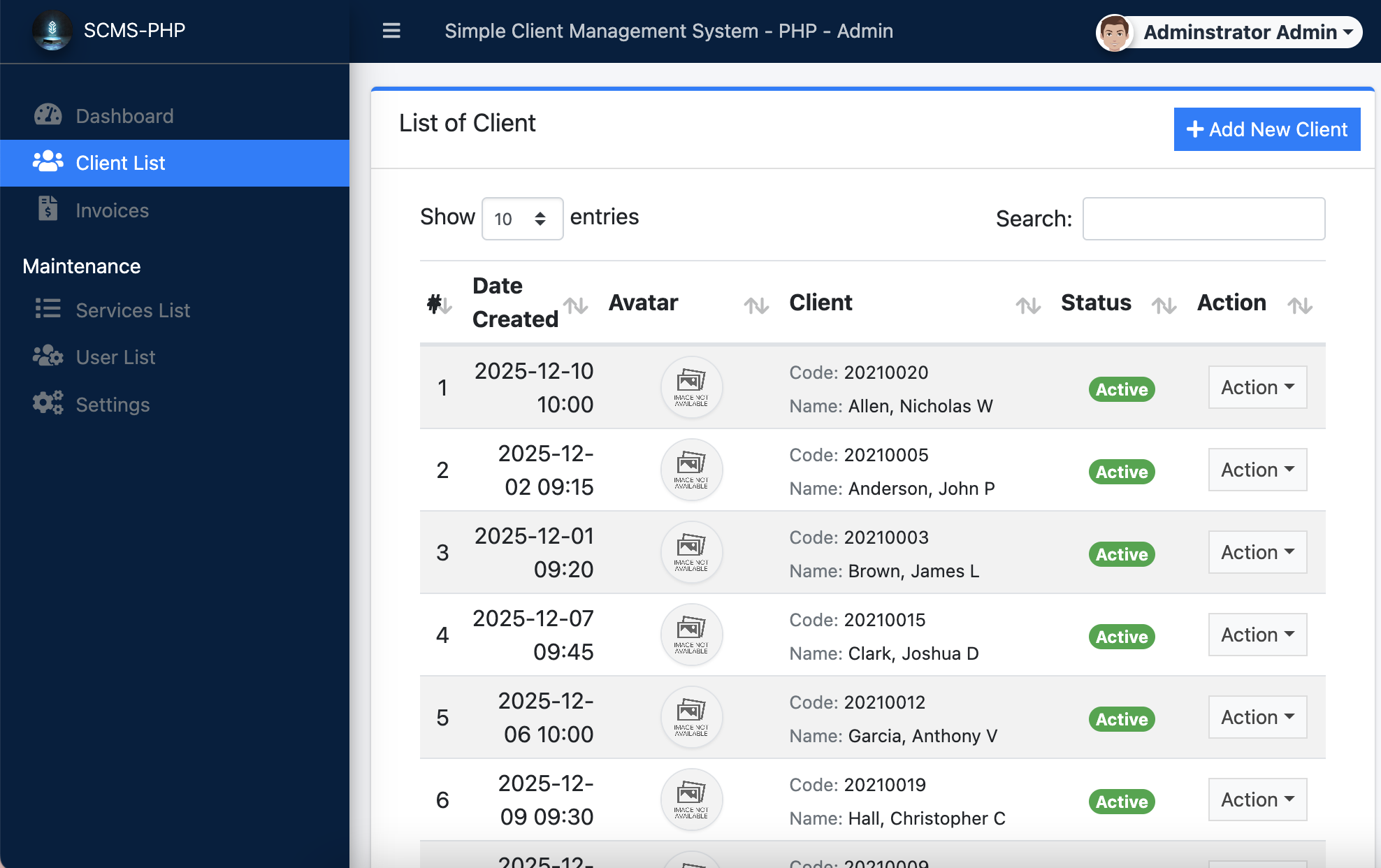 simple-client-management-dashboard