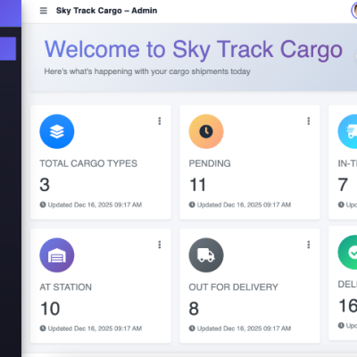 Cargo Management System in PHP | Project Source Code & Live Demo